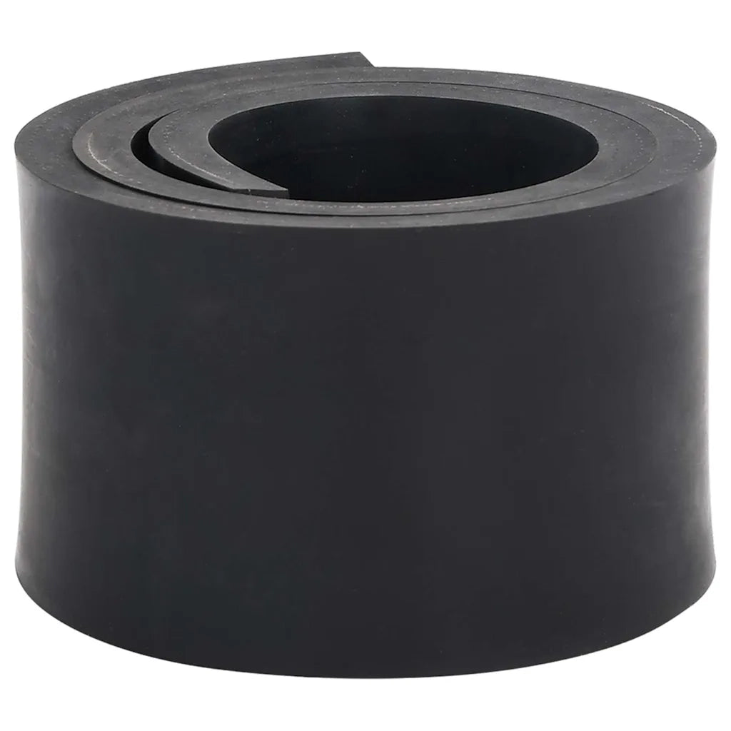 Bordo in Gomma per Spazzaneve Nero 80x8x1 cm