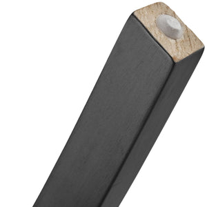 Set di 6 sedie con gambe nere, seduta per soggiorno, cucina sala da pranzo, design elegante quadrato, nero 08_0000084