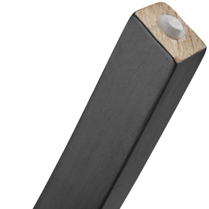 Set di 6 sedie con gambe nere, seduta per soggiorno, cucina sala da pranzo, design elegante quadrato, nero 08_0000084