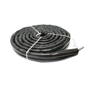 Tubo doppio in acciaio inox DN16-3/4 corrugato, flessibile, isolato, lungo 10 m, con cavo per sonda di temperatura, per impianti solari residenziali.
