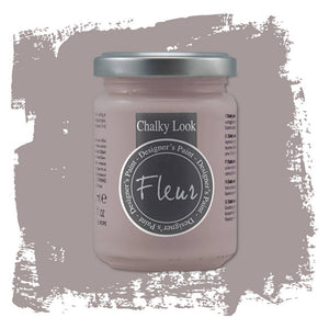 Fleur Pittura Chalky Look Colore Opaco Gessoso Shabby Legno Metallo Pareti Pelle Formato: 330 ml, Colore: Indian Elephant