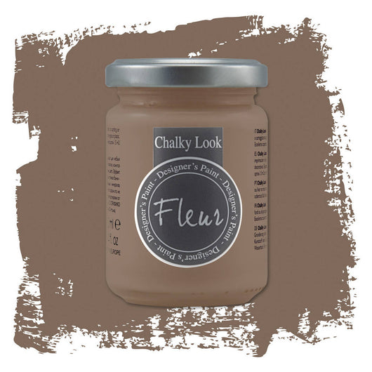 Fleur Pittura Chalky Look Colore Opaco Gessoso Shabby Legno Metallo Pareti Pelle Colore: Chocolate Wish, Formato: 130 ml