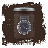 Fleur Pittura Chalky Look Colore Opaco Gessoso Shabby Legno Metallo Pareti Pelle Colore: Burnt Umber, Formato: 130 ml