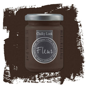 Fleur Pittura Chalky Look Colore Opaco Gessoso Shabby Legno Metallo Pareti Pelle Colore: Burnt Umber, Formato: 130 ml