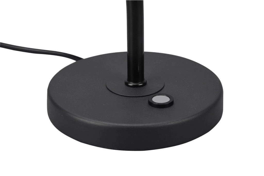 Lampada da scrivania LED dimmerabile Curtis nera Trio