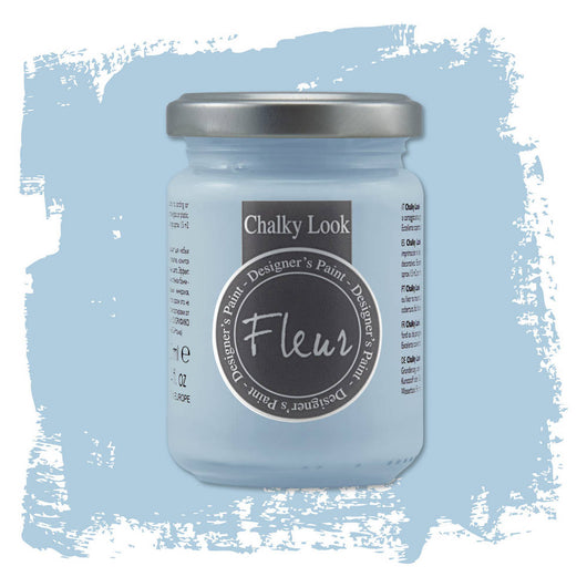 Fleur Pittura Chalky Look Colore Opaco Gessoso Shabby Legno Metallo Pareti Pelle Formato: 130 ml, Colore: Lucy In The Sky