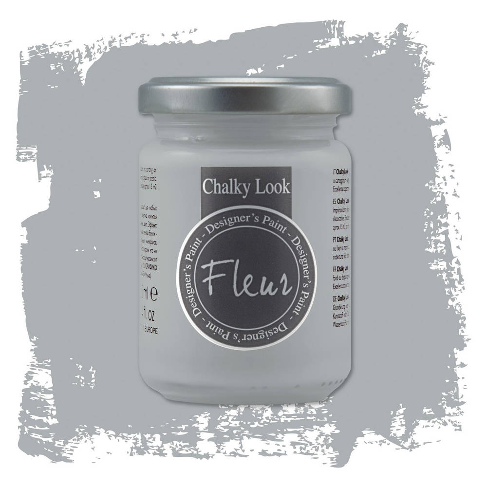 Fleur Pittura Chalky Look Colore Opaco Gessoso Shabby Legno Metallo Pareti Pelle Formato: 130 ml, Colore: New York Loft