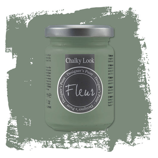 Fleur Pittura Chalky Look Colore Opaco Gessoso Shabby Legno Metallo Pareti Pelle Formato: 130 ml, Colore: Whale Song