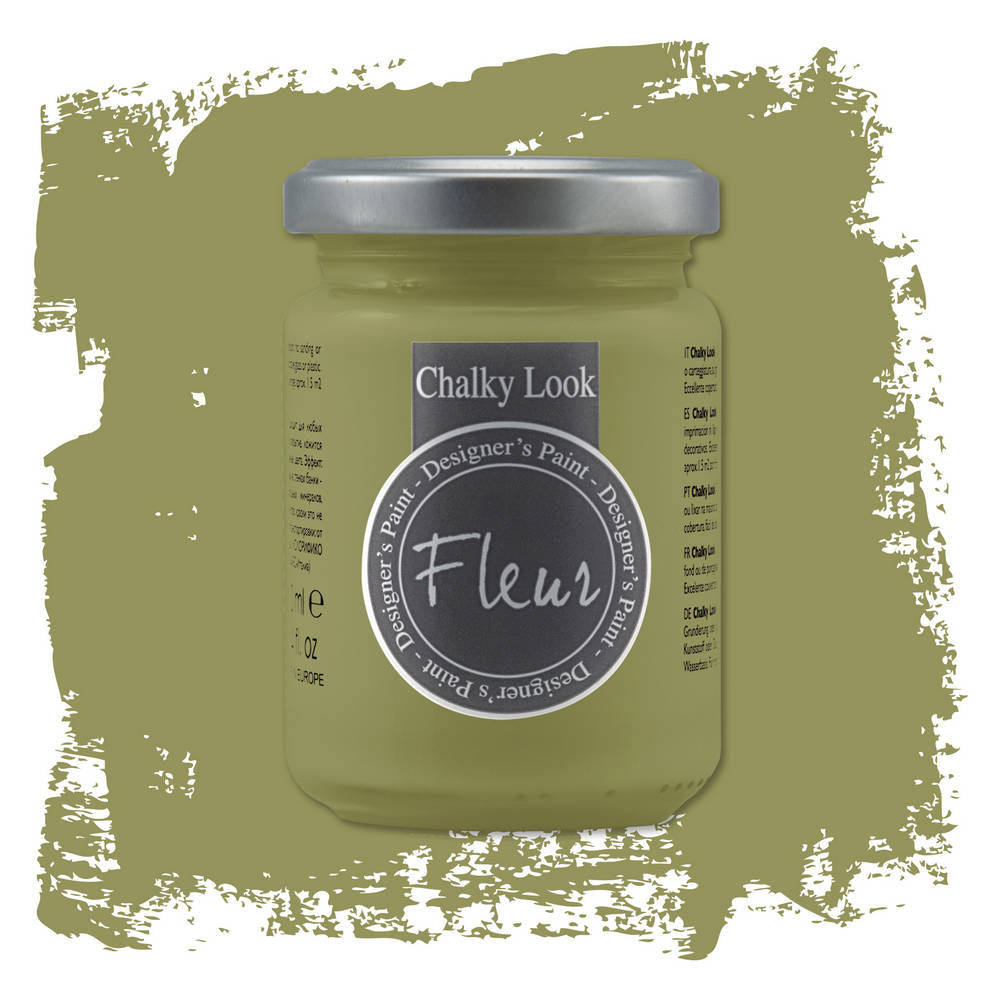 Fleur Pittura Chalky Look Colore Opaco Gessoso Shabby Legno Metallo Pareti Pelle Colore: Botanical Charm, Formato: 130 ml
