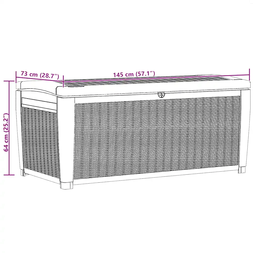 Keter Contenitore da Giardino Sumatra 511 L 407752
