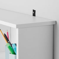 Mobile scaffale libreria porta CD/DVD 136,5 cm bianco 08_0000228