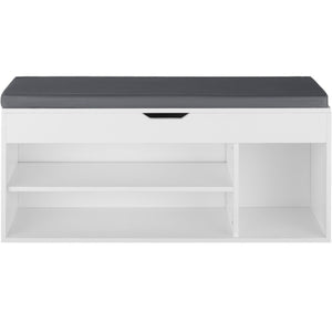 Scarpiera con cuscino seduta 104 cm bianco 08_0000259