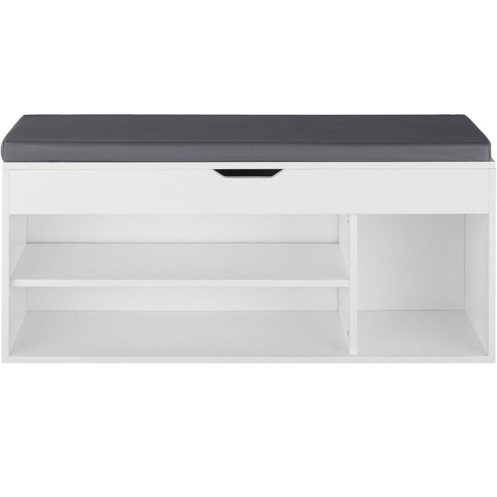 Scarpiera con cuscino seduta 104 cm bianco 08_0000259