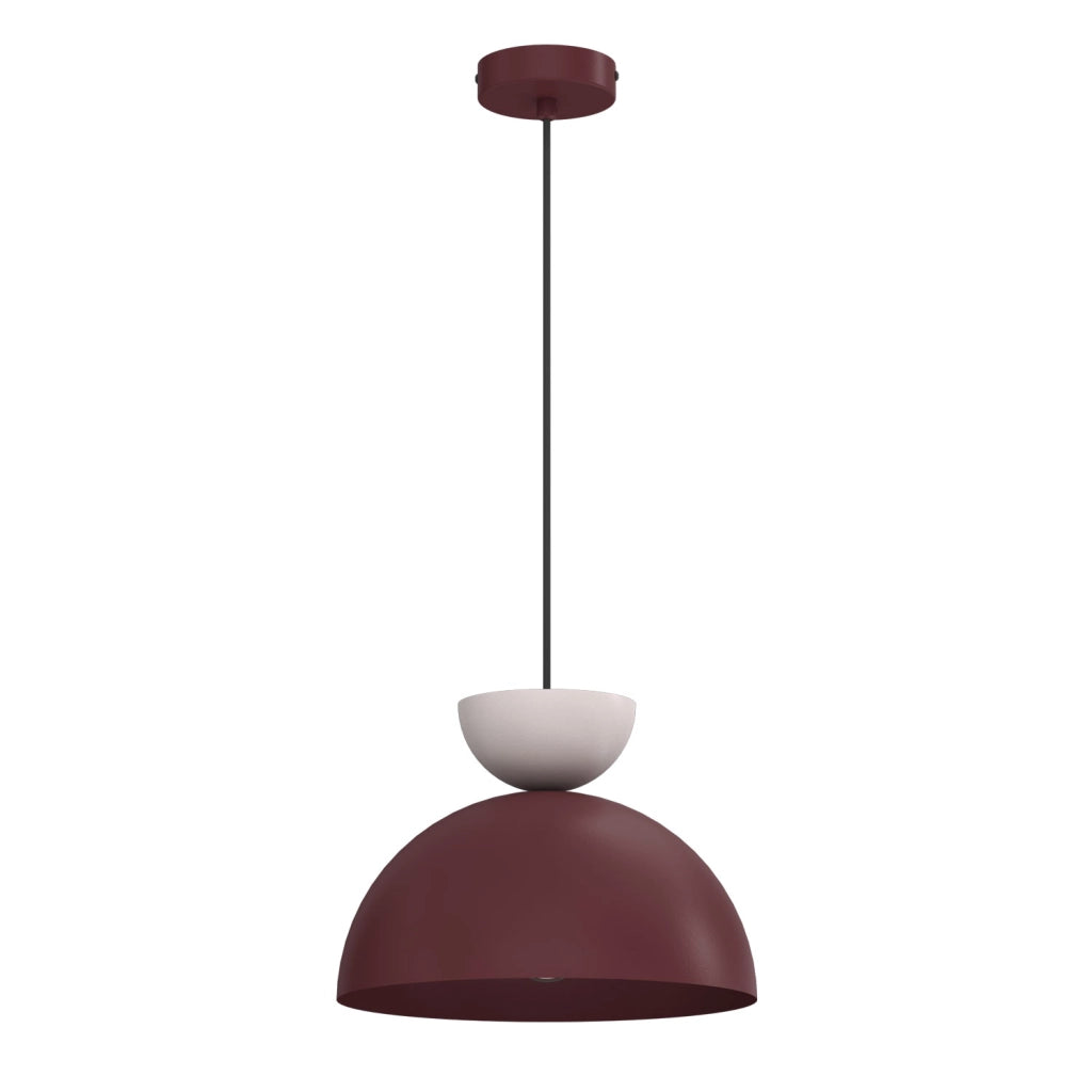 Lampada sospesa Nevis 1xE27 bordo cashmere 29 cm