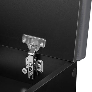 Scarpiera con cuscino seduta 104 cm nero 08_0000260