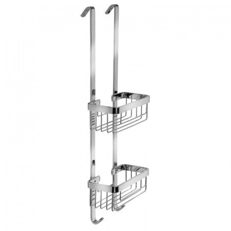 Mensola doccia agganciabile 2 ripiani