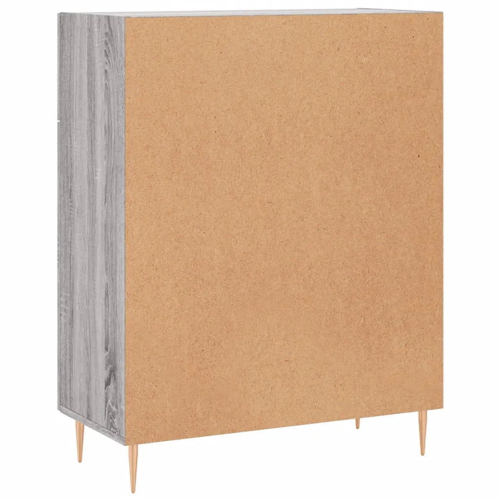 Credenza-Buffet-Armadio da cucina Grigio Sonoma 69,5x34x90 cm in Legno Multistrato 854533