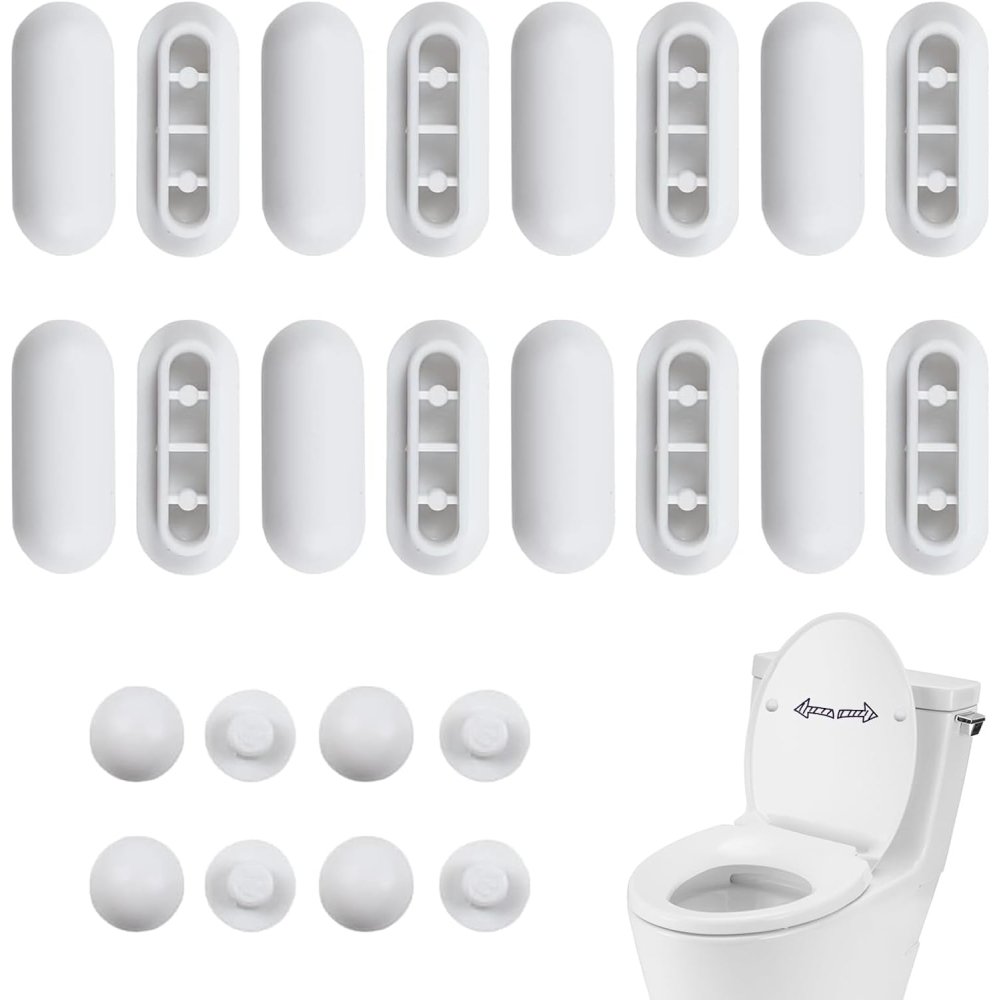 Chausa 24 st ck wc-sitz-puffer, wc sitz d mpfer, wc-sitzsto f ng