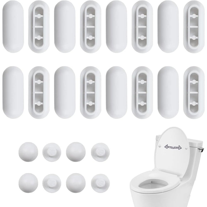 Chausa 24 st ck wc-sitz-puffer, wc sitz d mpfer, wc-sitzsto f ng