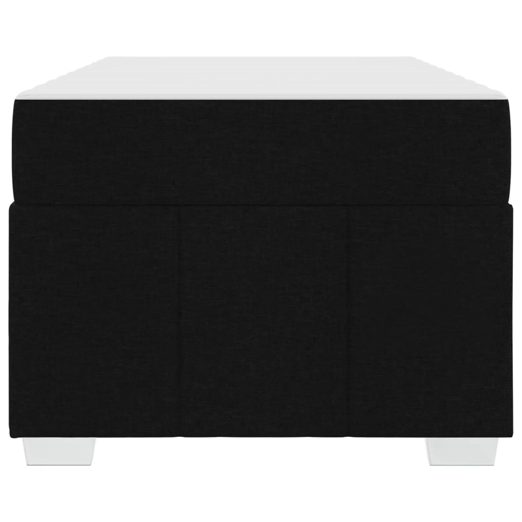 Struttura del letto con materasso-Giroletto Nero 90 x 200 cm Tessuto