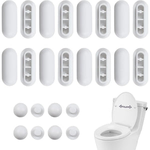 Chausa 24 st ck wc-sitz-puffer, wc sitz d mpfer, wc-sitzsto f ng