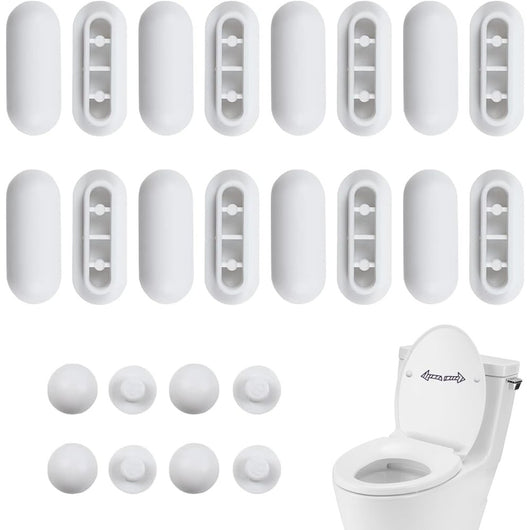 Chausa 24 st ck wc-sitz-puffer, wc sitz d mpfer, wc-sitzsto f ng