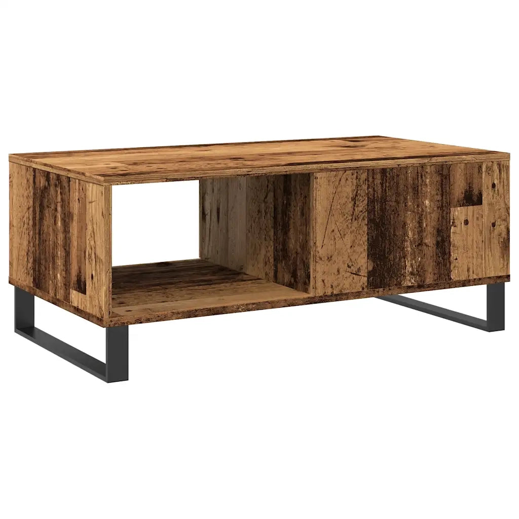 Tavolino da salotto | Tavolino da caff¨¨ | Tavolino da Soggiorno Legno Antico 90x50x36,5 cm in Truciolato