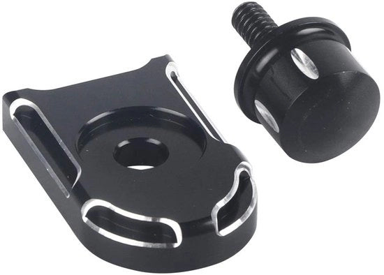 Montaggio per sella motociclistica in alluminio - Fissaggio sella - Attacco di montaggio - Viti a spillo con stopper - Universale - Duraturo e facile da utilizzare - Fissaggio motociclistico