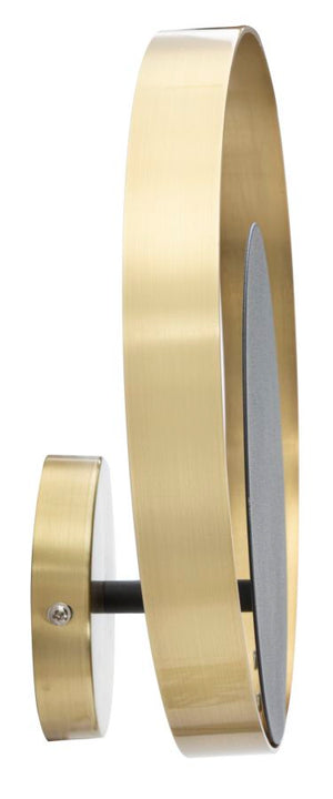 Lampada da Muro Shuttle Cm25x8x25 cm in Ferro Oro e Nero