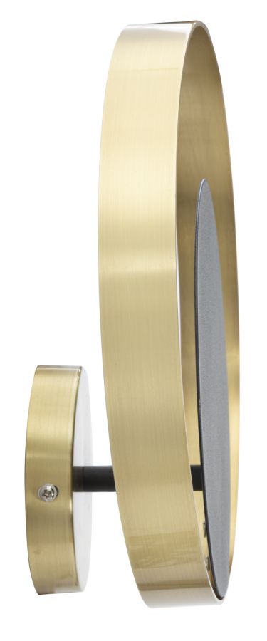 Lampada da Muro Shuttle Cm25x8x25 cm in Ferro Oro e Nero