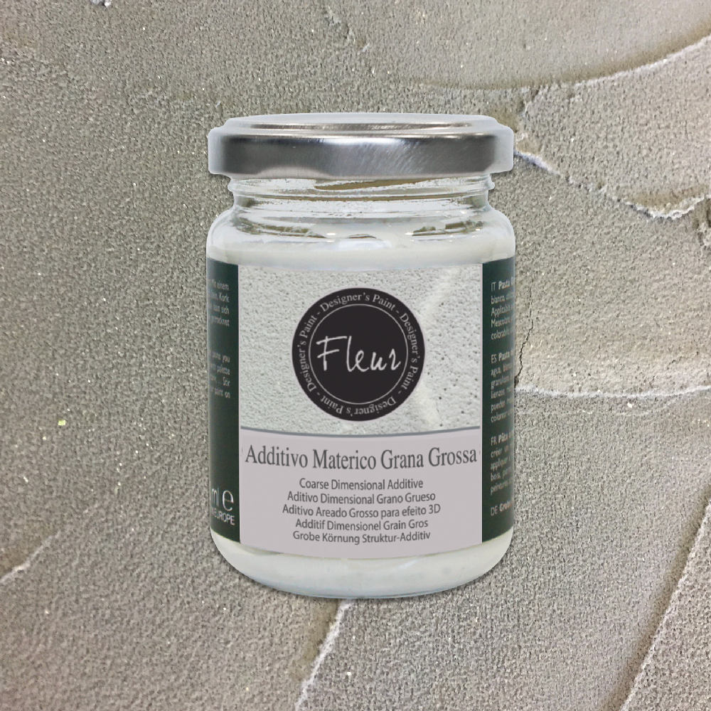 Additivo Materico in Polvere Fleur a Grana Grossa per Volume Rilievo Pittura