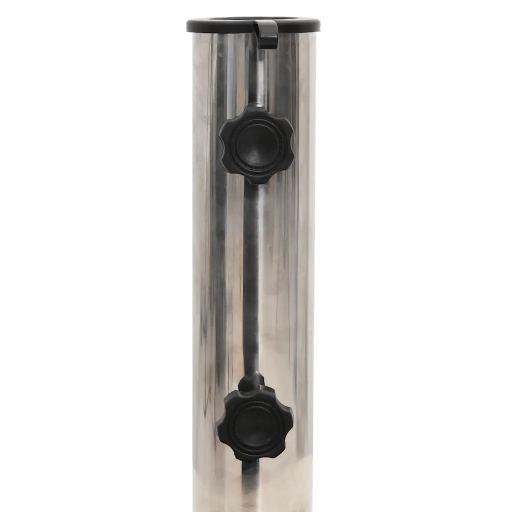 Base rotonda per ombrellone 45 x 30 cm con ruote per una facile installazione in granito nero 02_0045949