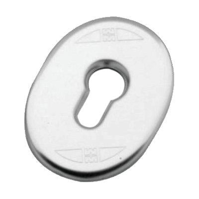 MOSTRINA PORTA BLINDATA IMBUTITA 95416 MOTTURA - F.SAGOM CROMO SATINATO MM 65X90- 5 pezzi