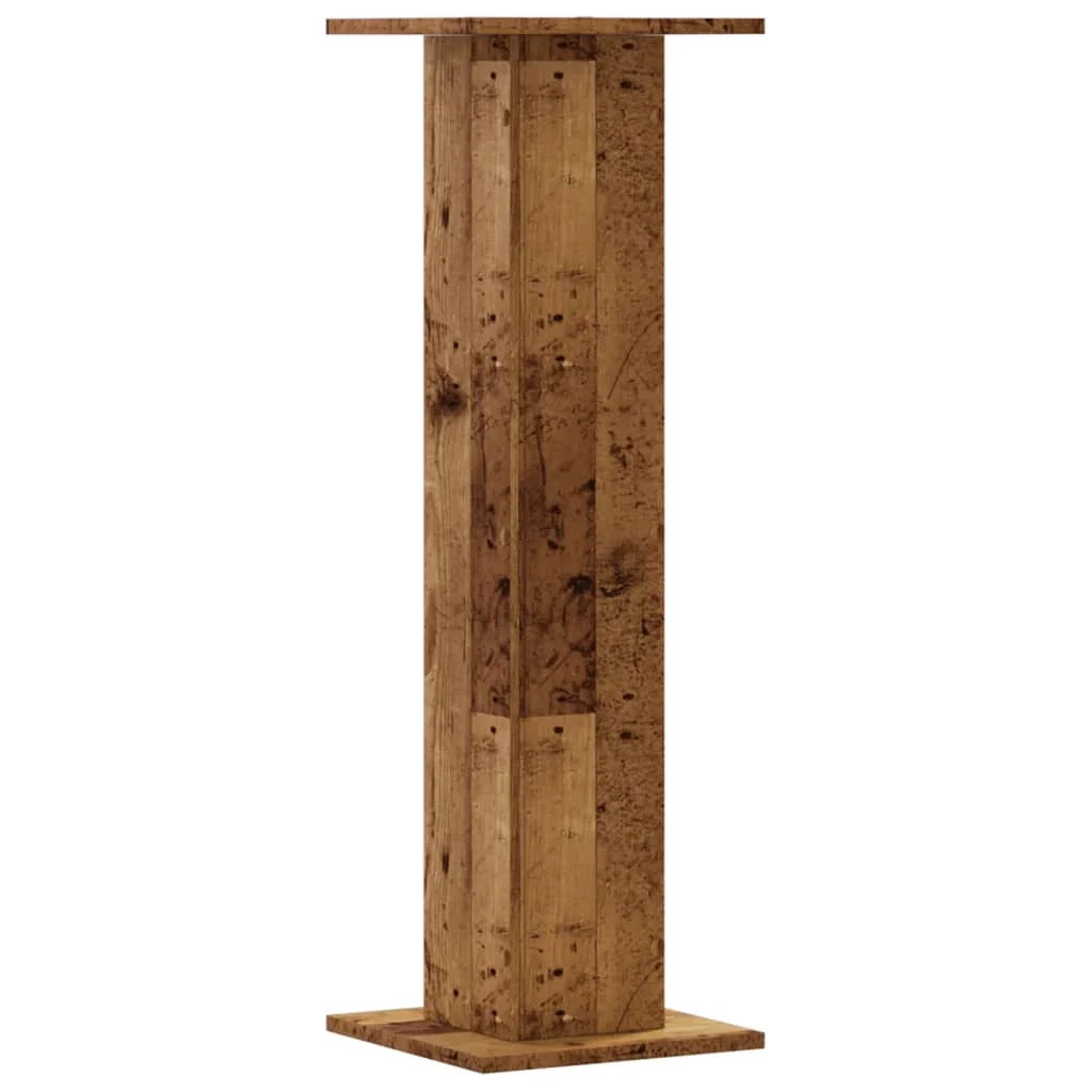 Portavasi mobili per fiori set da 2 legno di recupero legno ingegnerizzato marrone 02_0045372