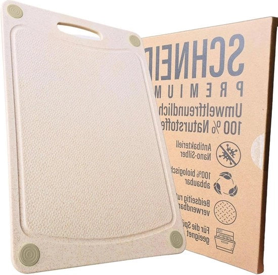 Piastra di taglio per verdure - resistente alla lavastoviglie - ecologica e antibatterica - grande formato - accessori da cucina - antiscivolo