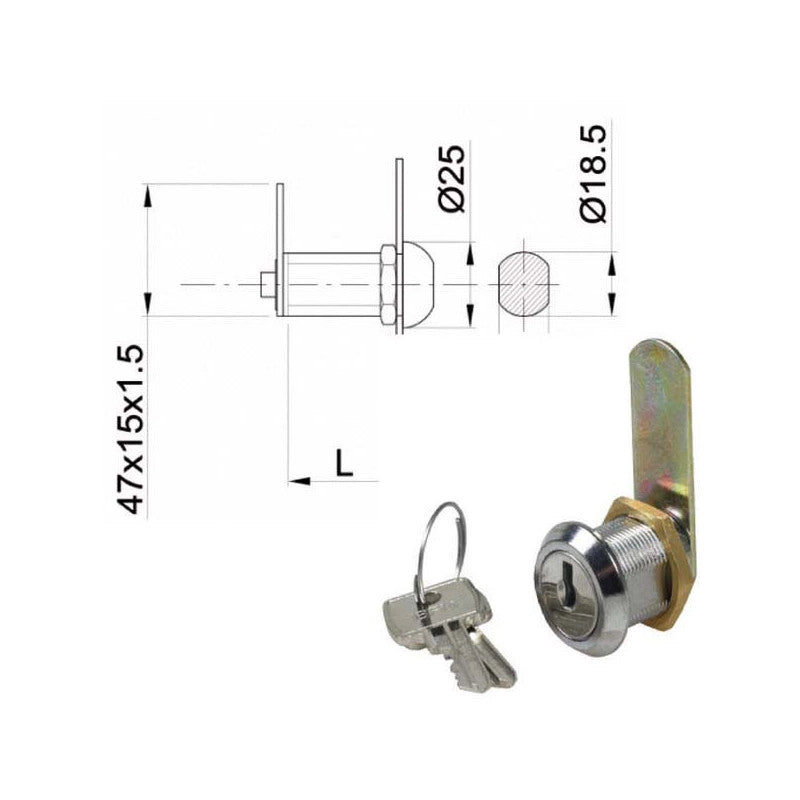 Cilindro Levetta Mm 25 Ibfm