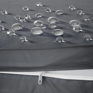 Lettino prendisole sdraio arredo giardino 5 posizioni grigio 08_0000226