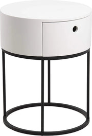 Cassettiere in legno - Bianco - 1 pezzo - 51 x 40 x 40 cm