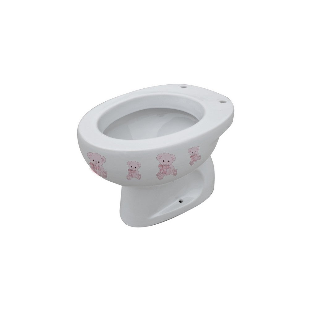 Vaso infanzia serie orsetta scarico a muro