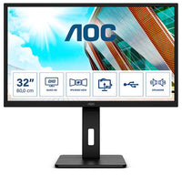 Aoc p2 q32p2 monitor pc 80 cm (31.5") 2560 x 1440 pixel 2k ultra hd led nero