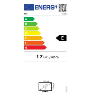 Aoc p2 24p2qm led display 60,5 cm (23.8") 1920 x 1080 pixel full hd nero