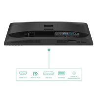 Monitor aoc lcd ips 120hz 23.8 wide frameless 24p4u 4ms mm fhd 1500:1 black reg.alt. vga hdmi dp 3xusb usb-c vesa ga fino:30/09