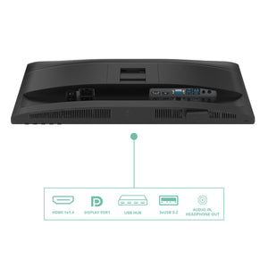 Monitor aoc lcd ips 120hz 23.8 wide frameless 24p4u 4ms mm fhd 1500:1 black reg.alt. vga hdmi dp 3xusb usb-c vesa ga fino:30/09