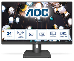 Aoc e1 24e1q monitor pc 60,5 cm (23.8") 1920 x 1080 pixel full hd led nero