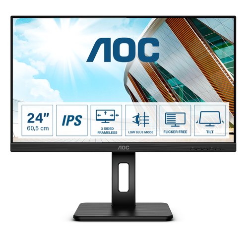 Aoc p2 24p2q led display 60,5 cm (23.8") 1920 x 1080 pixel full hd nero