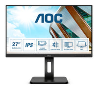Aoc p2 q27p2q led display 68,6 cm (27") 2560 x 1440 pixel quad hd nero