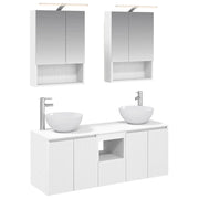 Set di Armadi da Bagno 5 pcs Bianco 50 x 14,5 x 70 cm 3406359