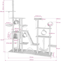 Tiragraffi per gatti 261 cm grigio 08_0000188