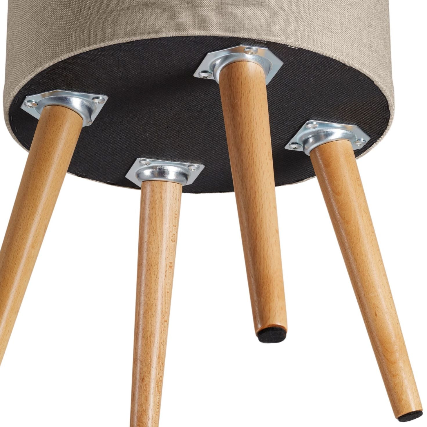 Sgabello ottomano con contenitore tavolino beige 08_0000558