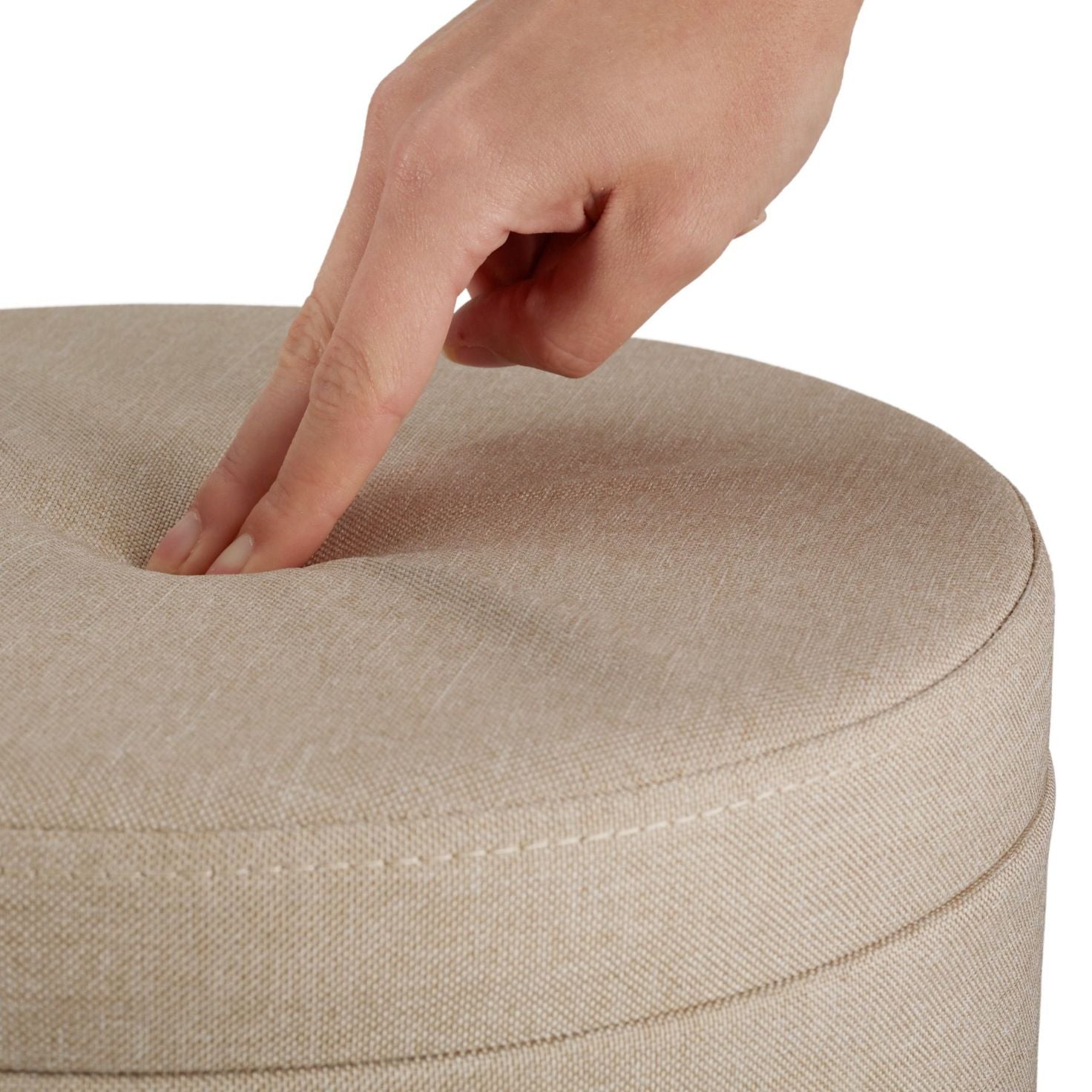 Sgabello ottomano con contenitore tavolino beige 08_0000558